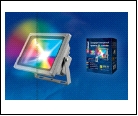 С/д прожектор  50Вт RGB UNIEL . серый прожектор ULF-S01-/RGB/RC IP65 110-240В  с пультом ДУ Мультиколор Корпус  Упаковка картон TM , шк 4690485083566
