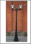 Св.улич. столб 1.2м 1-рожк. черный Camelion 6210 ... светильник Свет-к.  100W () на е(опоре/штанге) h=1,2м Camel
