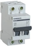 Авт. выкл. 2п  50А  4,5кА тип C GENERICA ИЭК ВА47-29 2Р х-ка С  (6)