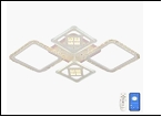 Люстра "LED 4"  60Вт LED-3000К/6000К светильник потолочный 29312/2+2 (2) WT(RGB) LED 14/16W 6500/3000К 560*110  (дим)