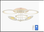 Люстра "LED 6"  30Вт LED-RGB светильник потолочный 29361/3+3 (2) WT(RGB) LED 14/15W 6500/3000К 680*270  (дим)