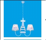 Люстра "детск. 3" .. светильник потолочный 41031/3BL BL