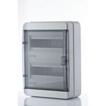 ЩРН пл. 24-2 400х300х160 IP65 серый КЭАЗ Корпус пластиковый  P-BNK-3-24-, 117970