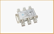 Отв. 1вх- 4вых(0пит) 10дБ 5-1000МГц Ответвитель х 4 (TAH 410F) 10dB RTM  без F