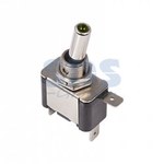 Тумблер 12V 20А (3c) ON-OFF однополюсный  с зеленой LED подсветкой  (ASW-07D)  REXANT (1/20)