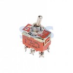 Тумблер 250V 15А (6c) ON-OFF-ON двухполюсный  (KN-203)  REXANT (1/20)