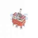 Тумблер 250V 15А (6c) ON-ON двухполюсный  (KN-202)  REXANT (1/20)
