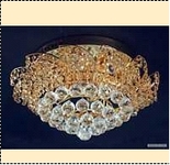 Люстра "зерк.круг.с хруст D=500" LED-White 7620/7E d490*270 (пульт+WT LED)