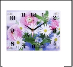 3040-122 (10) Часы настенные "Ромашки"