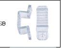 Компл. Ecola Скоба крепежная для св/д ленты 220V IP68 14x7 SCHL14ESB