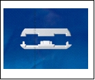 Компл. UFE-N08 SILVER B POLYBAG Набор аксессуаров для алюминиевого профиля. Заглушки (4 шт., пластик). Цвет серебро. ТМ Uniel., шк 4690485082699