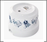 Ретро бел. Роз. комп. RJ45 Розетка RJ-45 декор №3
