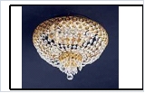 Люстра "зерк.круг.с хруст D=400" LED-White светильник потолочный 5772/4E d400