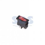 Выключатель клавишный 250V 6А (2с) ON-OFF красный  Mini  (RWB-103, SC-766, MRS-101-5)  REXANT