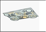 6186/1100LI WT LED 490W 3000/6500K 1100*750*90 (дим) люстра