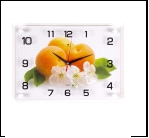 2535-323 (10) Часы настенные "Абрикосы с цветами"