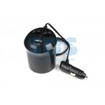 Разветвитель автоприкуривателя W228 стакан 2гн 2хUSB (5V 1 000mA) REXANT