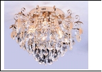 Люстра "хрусталь 6" LED-RGB светильник потолочный 4776/6LE FGD E14 500*435 LED  (без ПДУ)