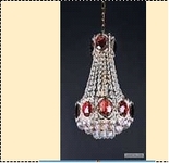 Люстра "хруст.на цепи D=320" .. 07775/3+2 FGD+PUR