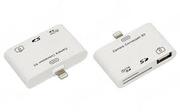 Адаптер iphone5/ipad 4 на USB+SDкарта памяти+micro SDкарта памяти REXANT #(/)