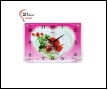 2535-980 (10) Часы настенные "Розы в сердце"