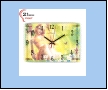 2535-4209 3D (5) Часы настенные "Фея на качелях"
