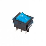 Выключатель клавишный 250V 15А (6с) ON-ON синий  с подсветкой (RWB-506, SC-767)  REXANT (1/50)