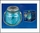 Св.улич. солн. голубой UNIEL . светильник USL-M-210/GN120 BLUE JAR Садовый светильник на солнечной батарее Теплый белый свет 1*АА Ni-Mh аккумулятор в/