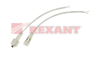 Соединительный кабель (2pin) герметичный (IP67) 2х0.35мм² 300V прозрачный REXANT (1/1)