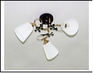 Люстра "рожки классик 3" .. светильник потолочный 3709/3N (6) FG+CFC E27 525*240