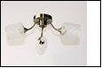 Люстра "рожки классик 3" .. светильник потолочный A5154/3 AB