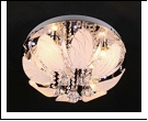 Люстра "зеркальная 4" LED-RGB светильник потолочный 532/4Y CR 4*22 E14 RBP  с ПДУ
