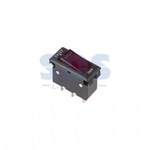 Выключатель - автомат клавишный 250V 15А (3с) RESET-OFF красный  с подсветкой (IRS-1-R15)  REXANT