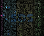 Гирлянда Айсикл (бахрома) 1,8х0,5м, 220В,диоды Мультиколор Home IP20 Neon-Night (1/60)