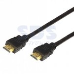 Шнур HDMI-HDMI  5,0м gold с фильтрами  (PE bag)  PROCONNECT