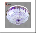 Люстра "зерк.круг.лепест. D=400" LED-RGB светильник потолочный 7030/350/4 (1)Светильник бытовой потолочный  со светодиодами и дистанционным пультом (2