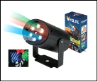 Светильник-проектор Volpe ULI-Q306, RGB, Рождество 4W/220V BLACK SNOWFLAKE