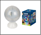 Светильник-проектор шар 3D Volpe ULI-Q307, RGB, Звездочки, d=15см, 4,5W/220V
