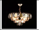 Люстра "хрусталь 4" LED-White светильник потолочный 5127/4E FGD E27 350*310