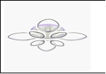 6699/4+4LI WT(RGB) LED 8/168W 3000/6500K 600*600*150 (дим) люстра