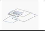 9674/3DK WT LED 174W 3000/6500K 690*690*180  (дим) люстра