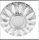 СТ LEDподсв. G5.3 бел. круг светильник CD917 15LED*2835 SMD 4000K, MR16 50W G5.3, прозрачный-матовый, хром