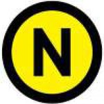 EKF_Наклейка "N" (1шт) (d20мм)_(1/4000), an-2-07