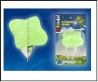 DTL-309-Звездочка/GREEN/1LED/0,1W Светильник-ночник. Выключатель на корпусе. Блистер, шк 4690485071273