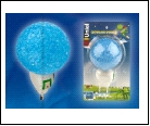 DTL-309-Шар/BLUE/1LED/0,1W Светильник-ночник. Выключатель на корпусе. Блистер, шк 4690485071419