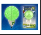 DTL-309-Шар/GREEN/1LED/0,1W Светильник-ночник. Выключатель на корпусе. Блистер, шк 4690485071433