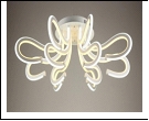 Люстра "LED 12" LED-White светильник потолочный 528/12YT (2) WT LED 124/148W 6500/3000К  с ПДУ