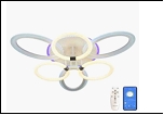 Люстра "LED 6" LED-Blu светильник потолочный 29539/3+3 (2) WT(BL) LED 7/13/16W 6500/3000К 700*175  (дим)