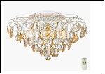 43738/6+6 FGD+WT E27+LED 600*450 люстра с ПДУ