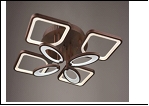 Люстра "LED.. светильник потолочный 5053/4+4Y (2) CFC LED 11/18W 3000/4000K 840*150  с ПДУ